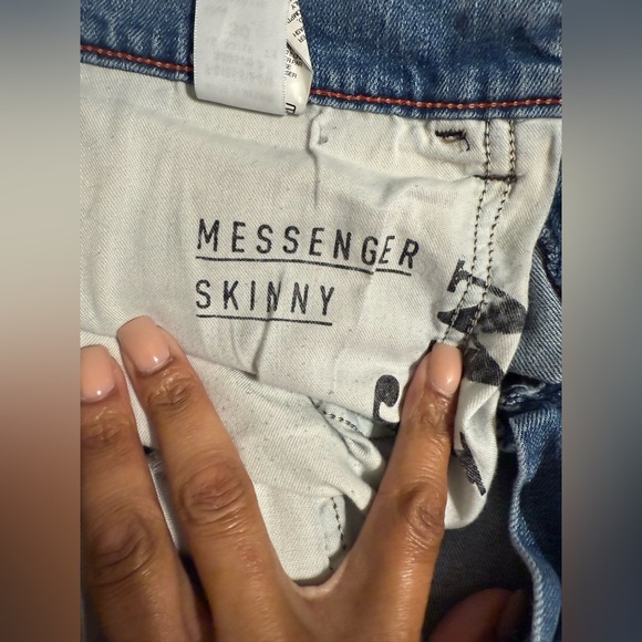 Free World Messenger Skinny Blue Jeans Size 30 - Picture 2 of 9